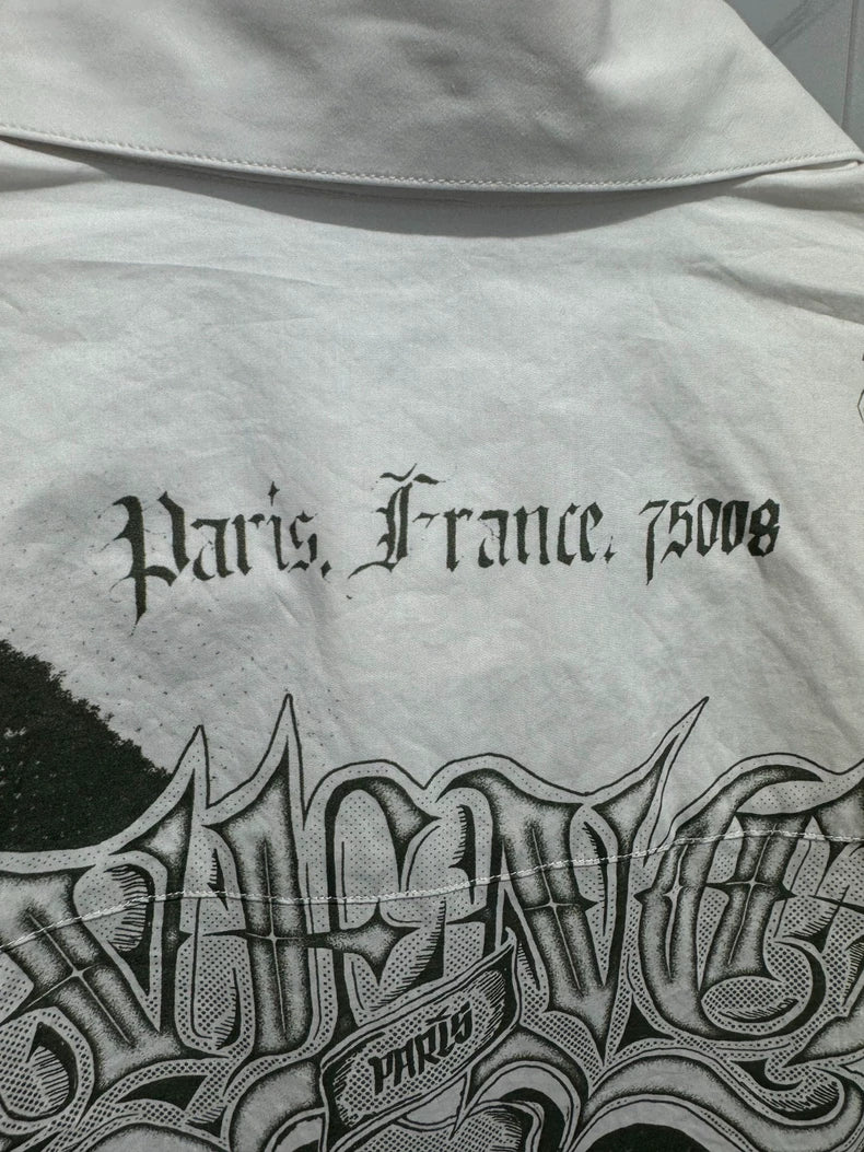 Givenchy Skull Print Short Sleeve Shirt