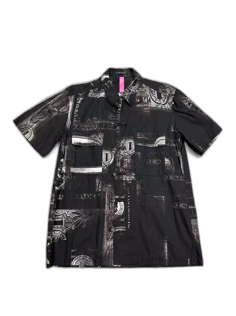 Yohji Yamamoto Printed Short Sleeve Shirt