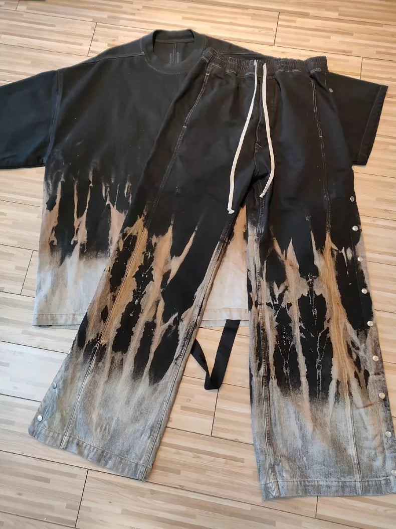 Rick Owens DRKSHDW Flame Button Pants