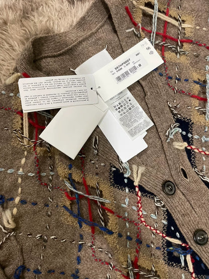 Maison Margiela Distressed Knit Cardigan