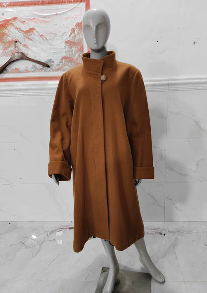 Vintage Long Alpaca Wool Coat