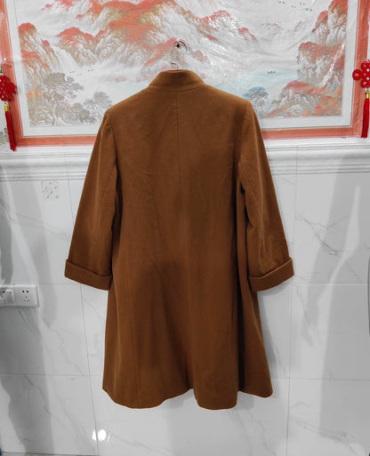 Vintage Long Alpaca Wool Coat