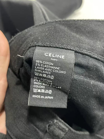 Celine Black Denim Pants Size 30