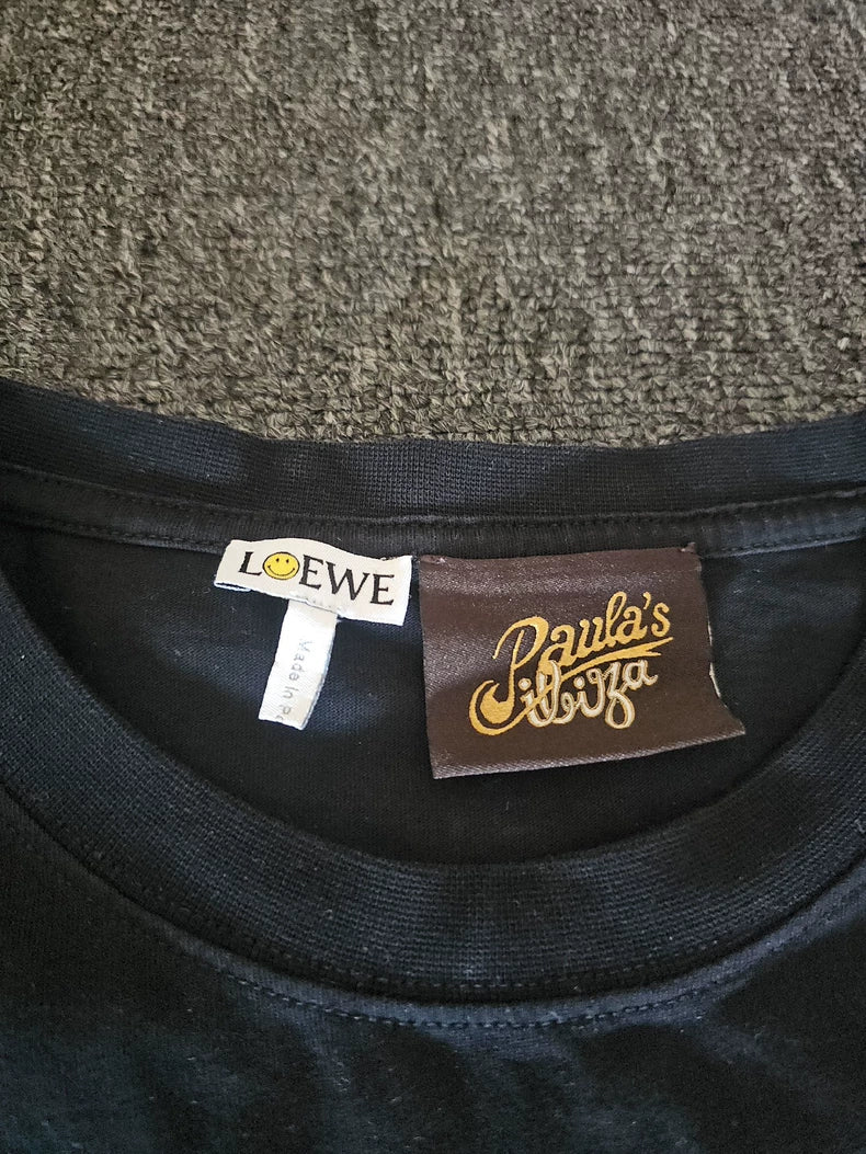 Loewe Smiley Face Short Sleeve T-Shirt-yf