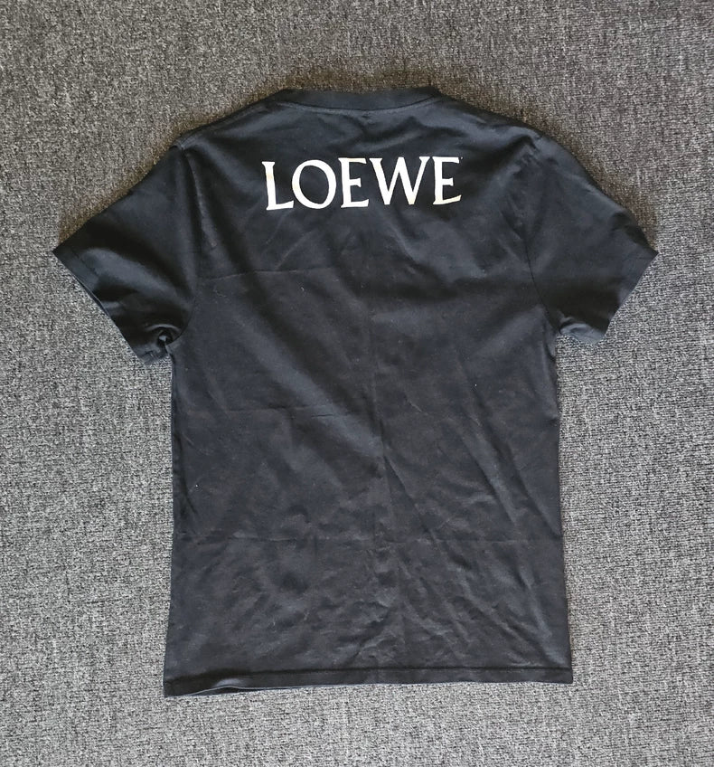 Loewe Smiley Face Short Sleeve T-Shirt-yf