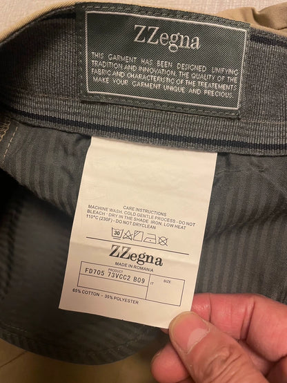 Ermenegildo Zegna Casual Pants in Khaki Color