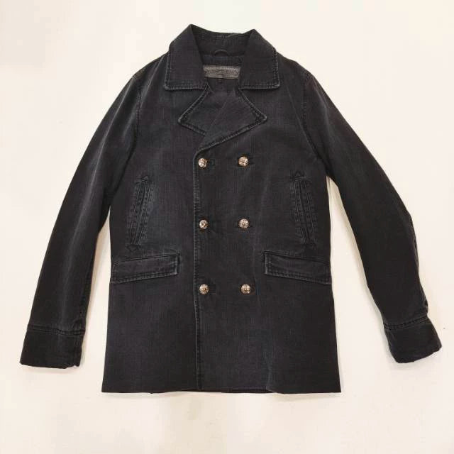Chrome Hearts Double Breasted Denim Coat