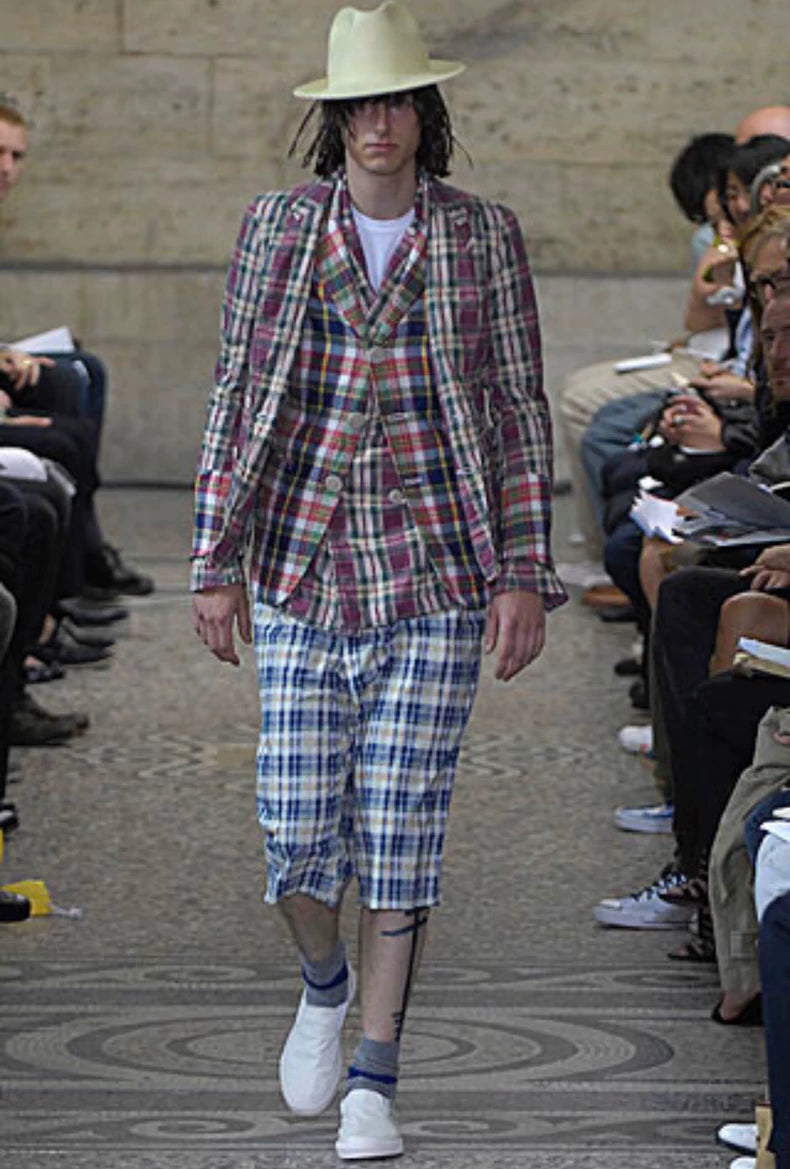 Comme Des Garçons 2008SS Plaid Coat