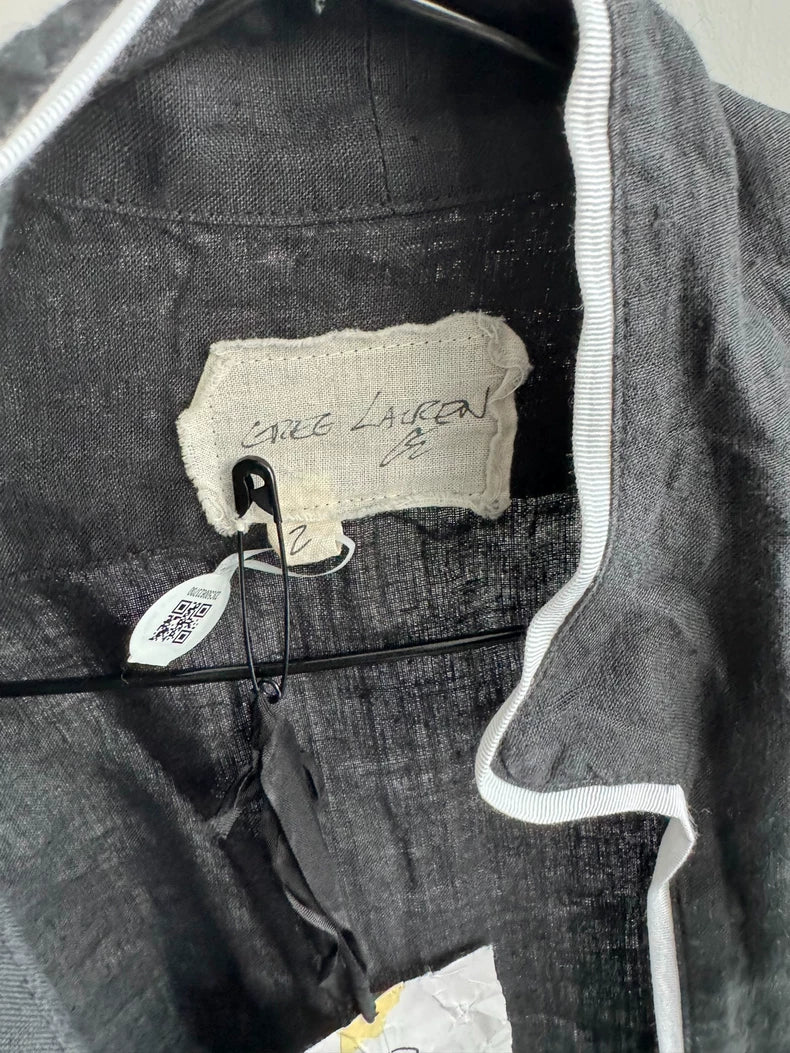 Greg Lauren Black Robe Shirt GL1