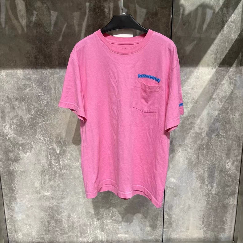 Chrome Hearts Pink Short Sleeve Shirt