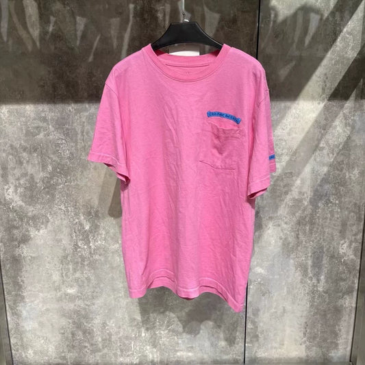 Chrome Hearts Pink Short Sleeve Shirt
