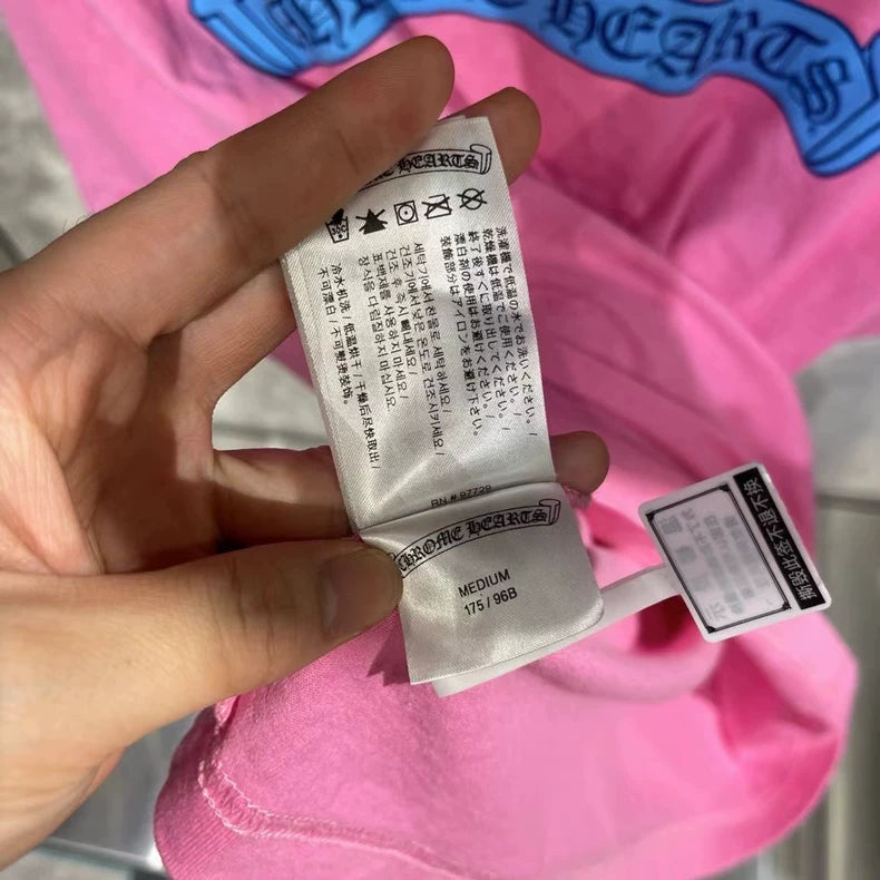 Chrome Hearts Pink Short Sleeve Shirt