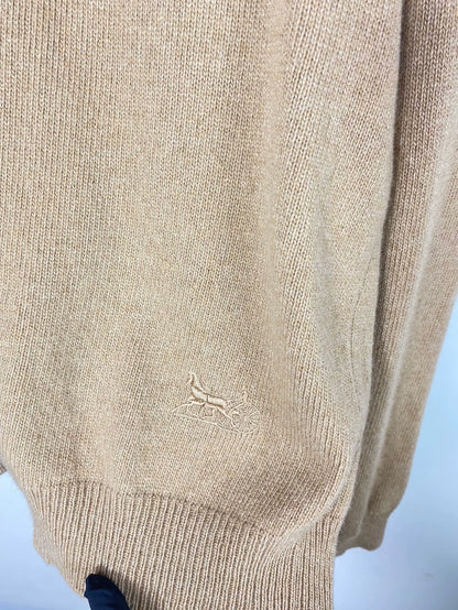 Celine Cashmere Round Neck Embroidered Sweater