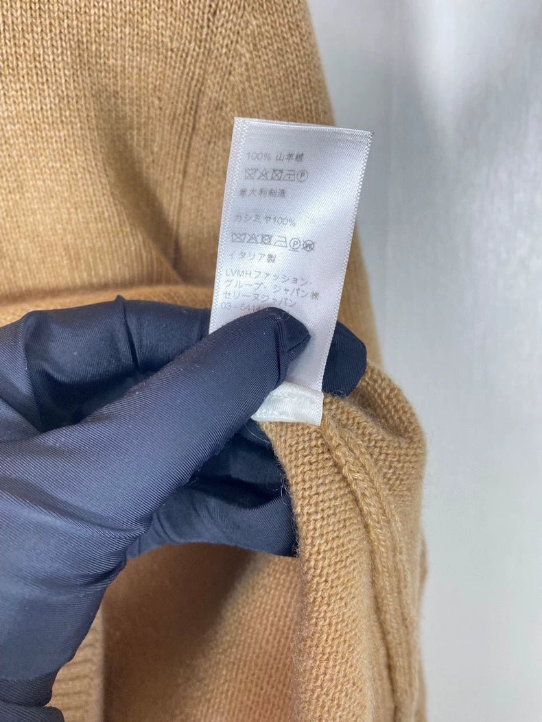 Celine Cashmere Round Neck Embroidered Sweater