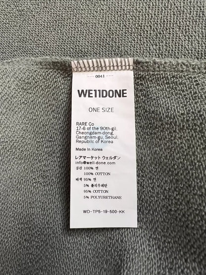 We11done Logo Hooded Sweatshirt