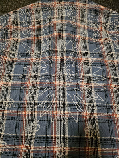 Amiri Bandana Print Fringe Shirt-yf