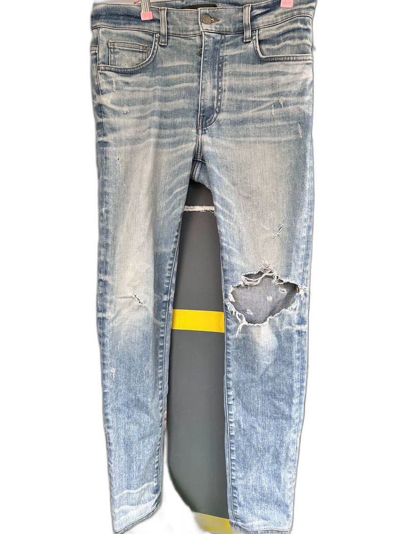 Amiri Distressed Slim Fit Jeans