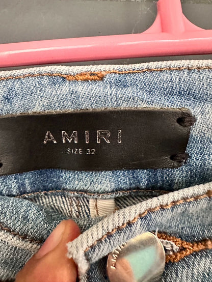 Amiri Distressed Slim Fit Jeans