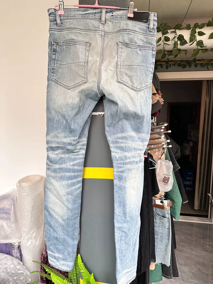 Amiri Distressed Slim Fit Jeans
