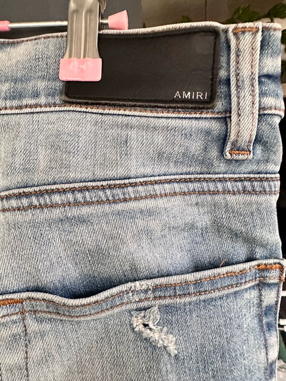 Amiri Distressed Slim Fit Jeans