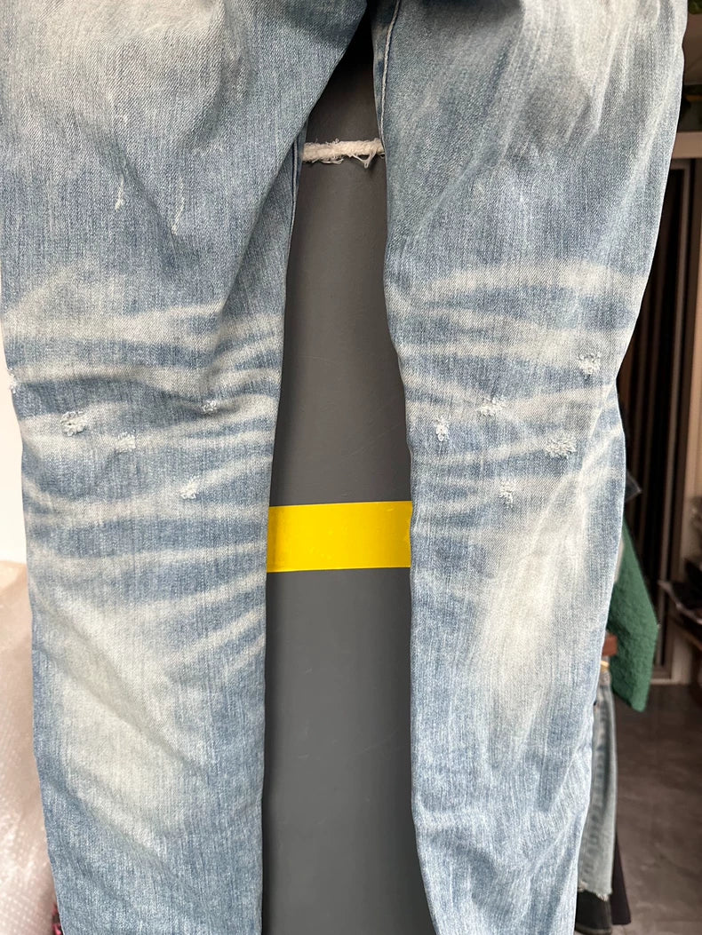 Amiri Distressed Slim Fit Jeans