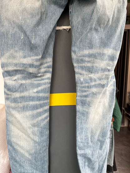 Amiri Distressed Slim Fit Jeans