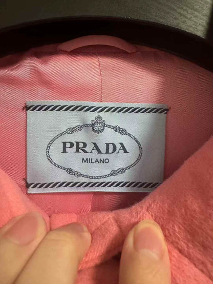 Pink Cashmere Coat by Prada