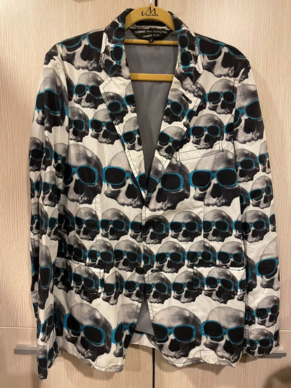 Comme des Garcons Skull Pattern Blazer