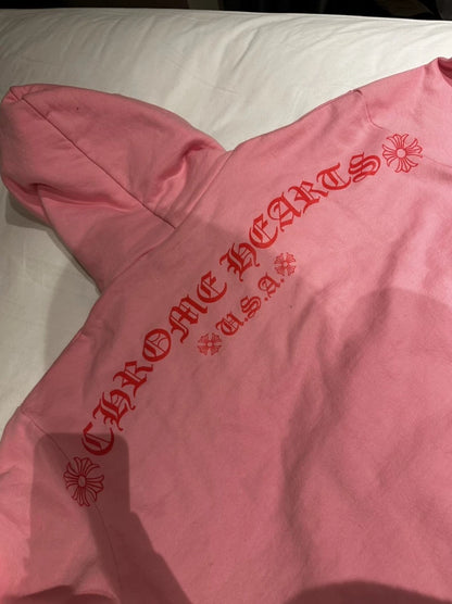 Beautiful Pink Chrome Hearts Sweatshirt