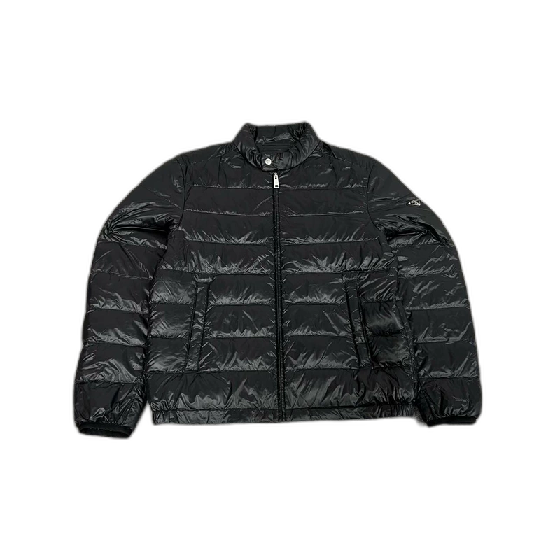 Prada Black Puffer Jacket Size 52