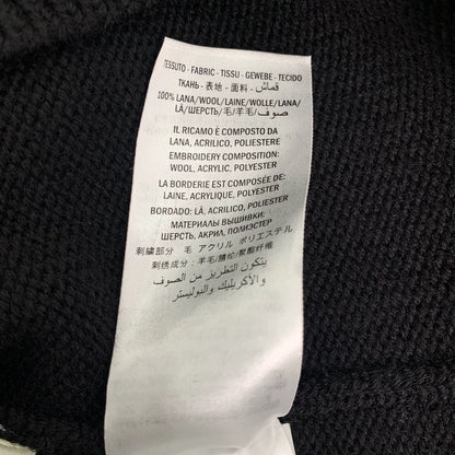 Gucci V-Neck Wool Sweater with Bee Embroidery