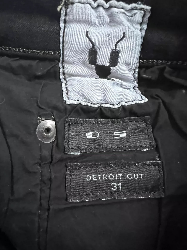 Rick Owens RO Waxed Stretch Denim Jeans