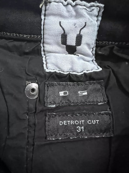 Rick Owens RO Waxed Stretch Denim Jeans