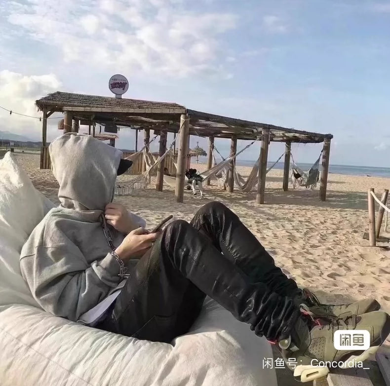 Rick Owens RO Waxed Stretch Denim Jeans