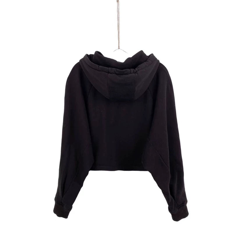 Loewe Cotton Chest Logo Short Hoodie