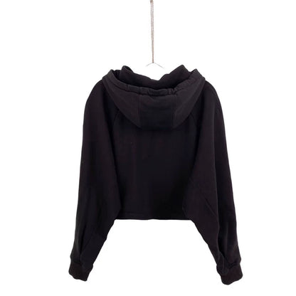 Loewe Cotton Chest Logo Short Hoodie