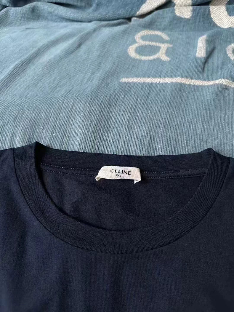 Celine Cropped Short Sleeve T-shirt