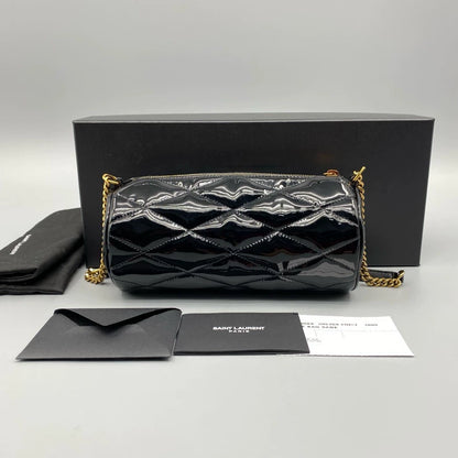 YSL Sade Black Patent Leather Handbag