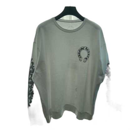 Chrome Hearts White Sweatshirt with Logo