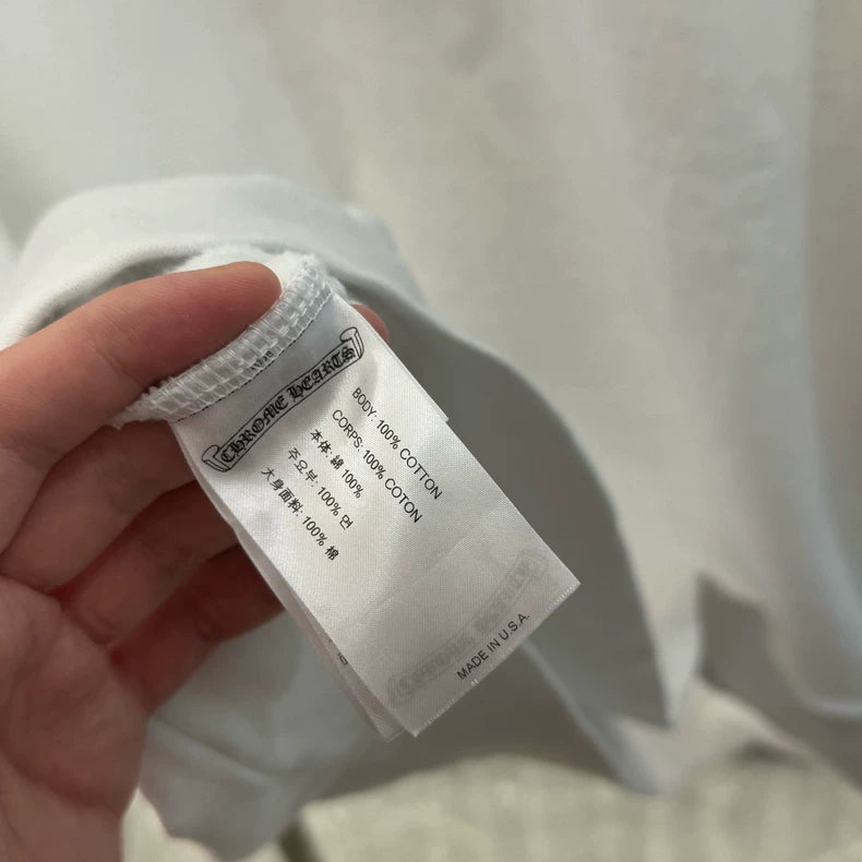 Chrome Hearts White Sweatshirt with Logo