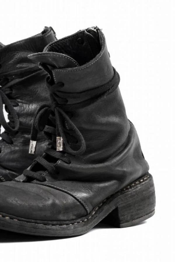 Black Leather Ankle Boots