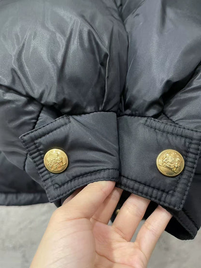 Celine Embroidered Logo Puffer Jacket