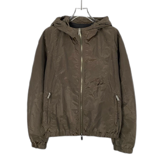Dior Brown Logo Hooded Jacket