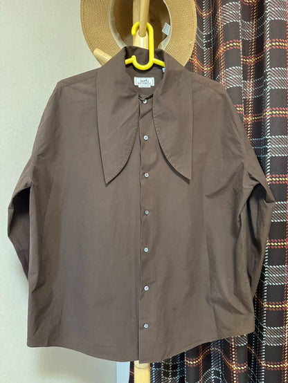 Hermes Big Collar Shirt Jacket-yf