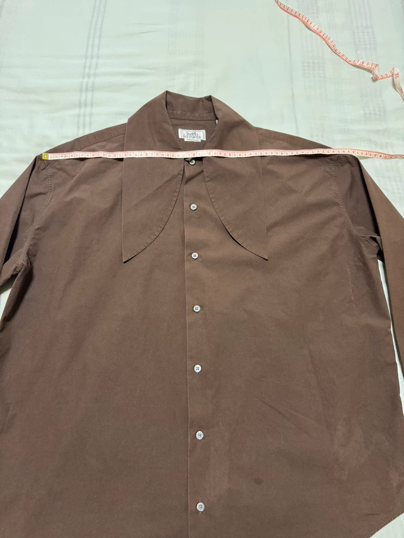Hermes Big Collar Shirt Jacket-yf