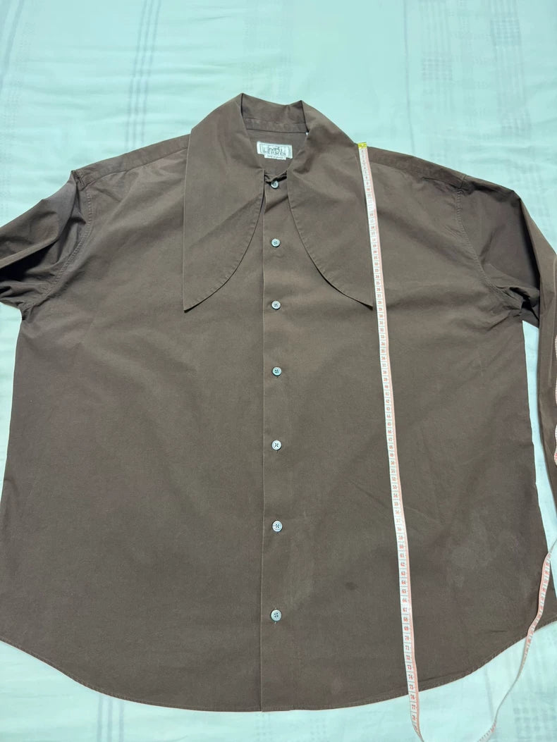 Hermes Big Collar Shirt Jacket-yf