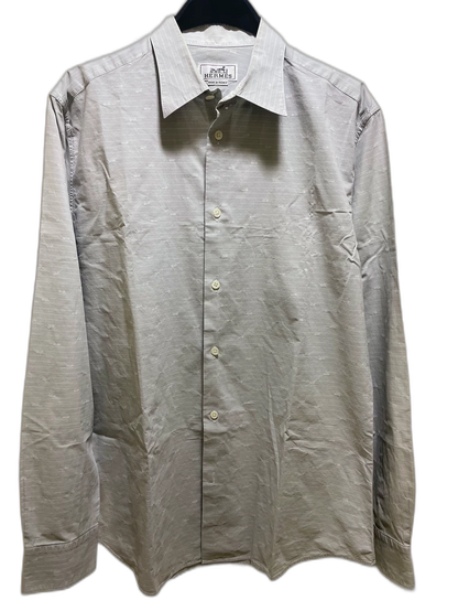 Hermes Long Sleeve Cotton Shirt for Men
