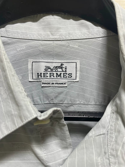 Hermes Long Sleeve Cotton Shirt for Men