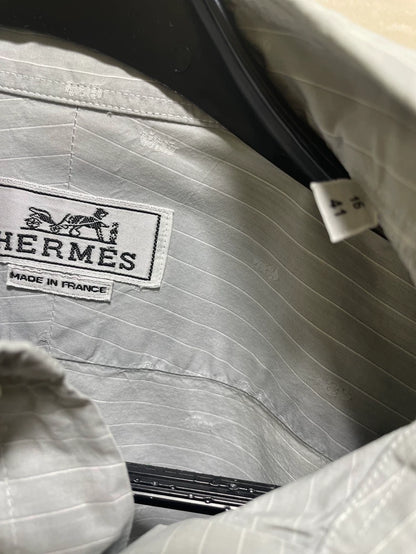 Hermes Long Sleeve Cotton Shirt for Men