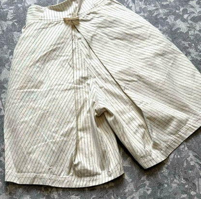 Kapital Striped Wide-Leg Shorts